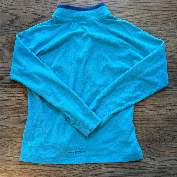 Under Armour Teal Quarter-Zip Fleece - Picture 3 of 3